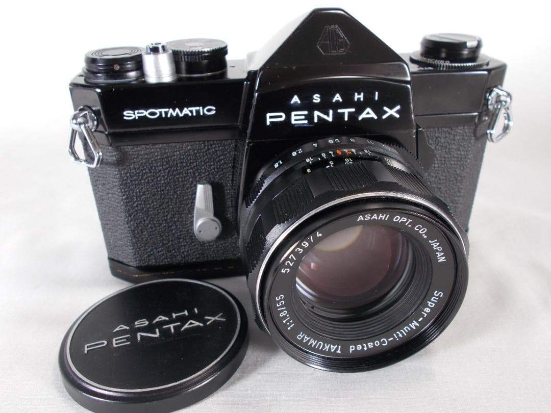 フィルムカメラ 整備済　Pentax SP + レンズ f/1.8　F170