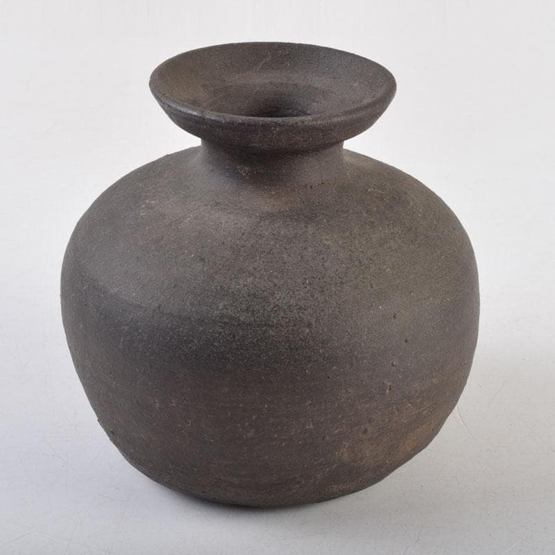 朝鮮美術　須恵器　新羅土器　新羅無細土　壷　V　8930