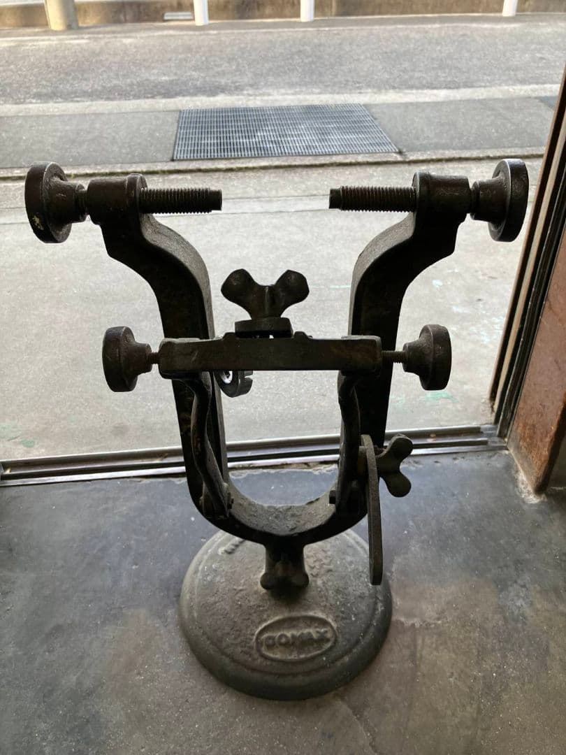 リム調整 振れ取り台 特殊工具 昭和レトロ 自転車 振取　歪み矯正特殊工具