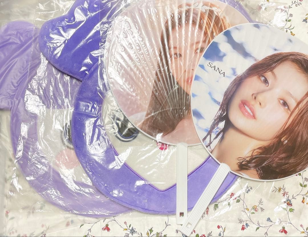 TWICE サナ うちわ うちわケース