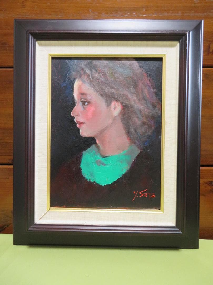 ◆　佐藤義明　「Purofīru」（仮題）　油彩3号　◆