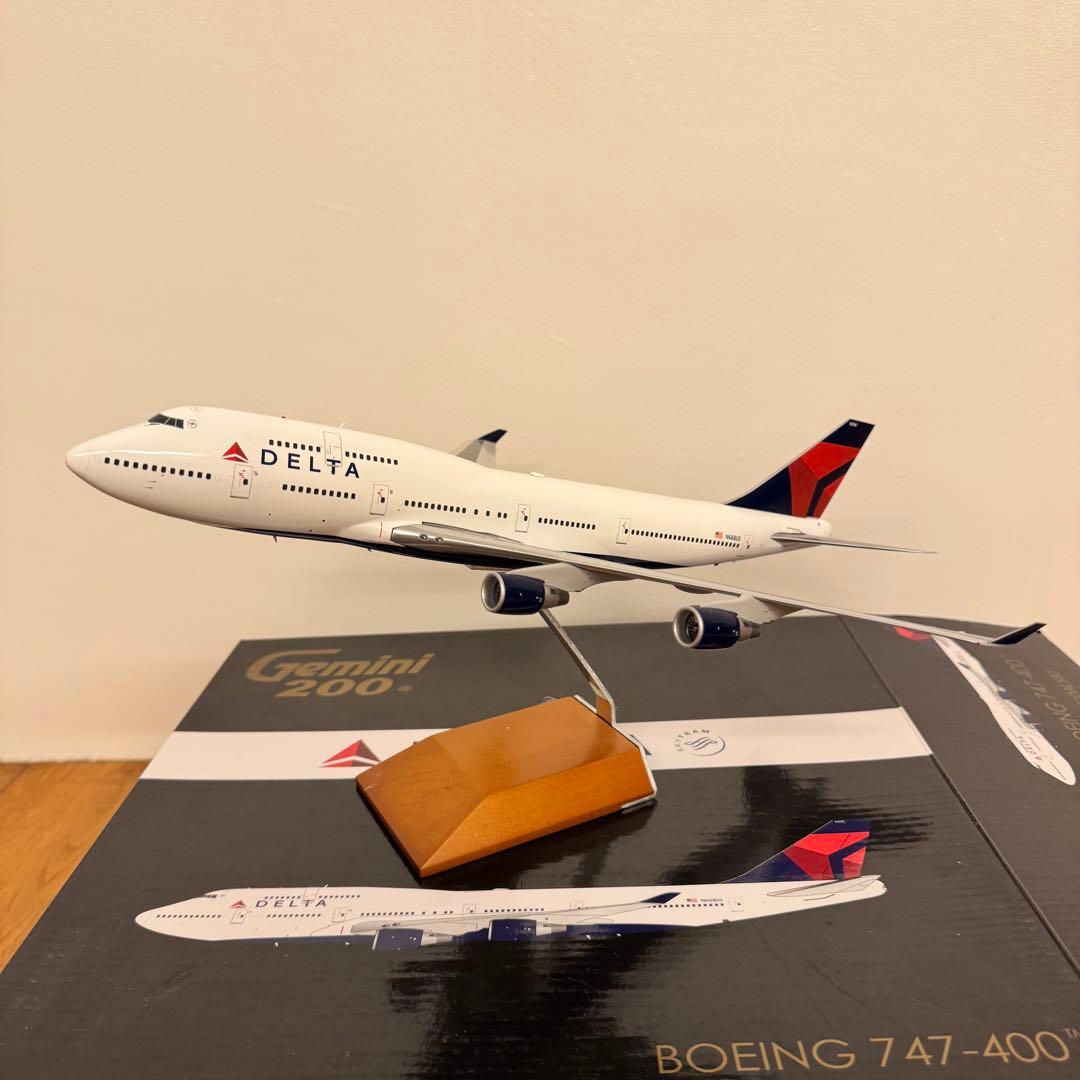 Boeing 747-400 Delta デルタ航空　1/200モデル
