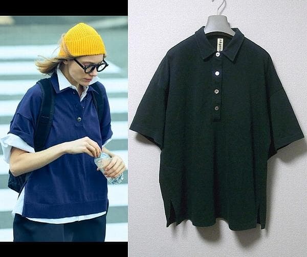 ナゴンスタンス nagonstans オーバーサイズ ポロシャツ トップス 38