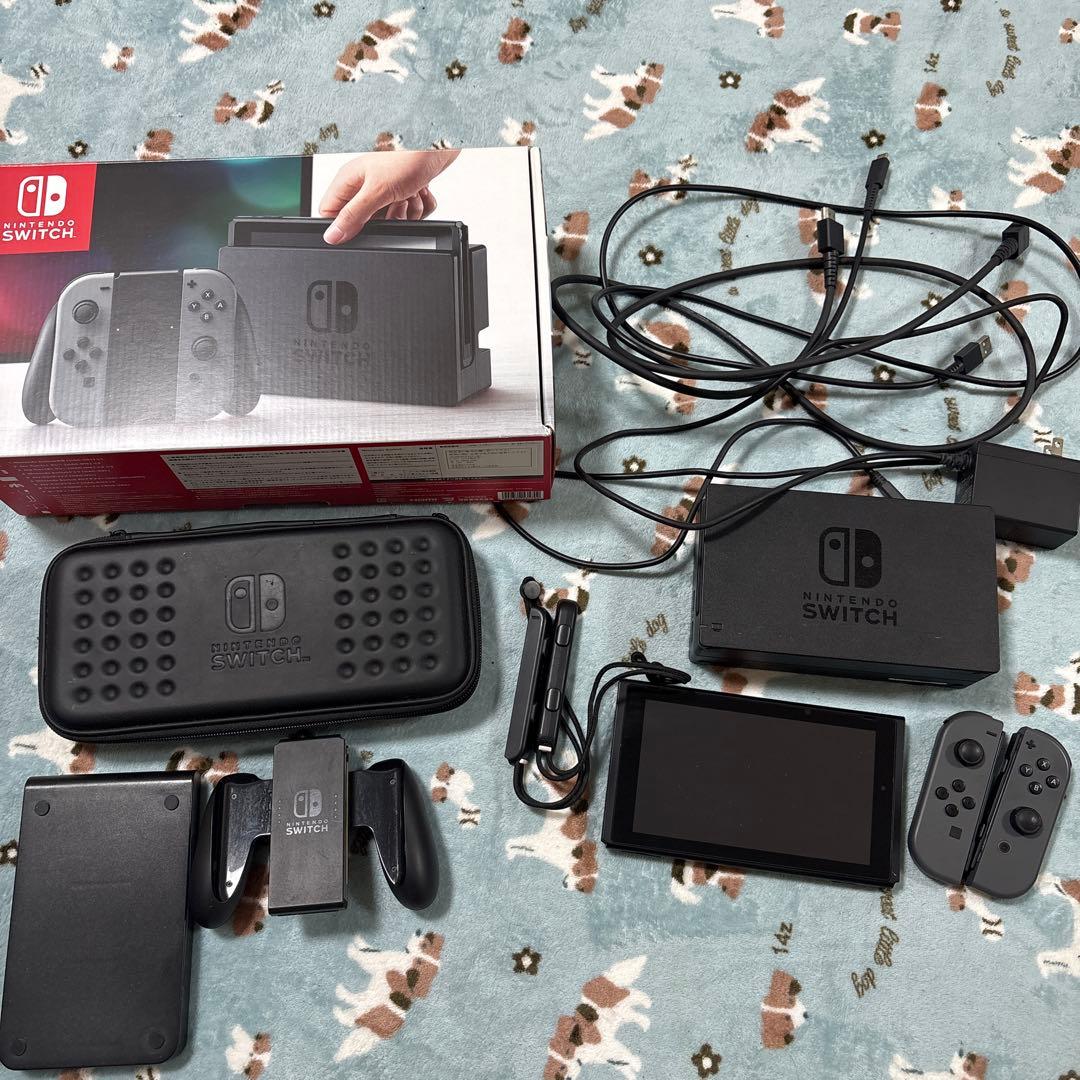 ニンテンドースイッチ　本体 グレー Joy-Con左ジャンク