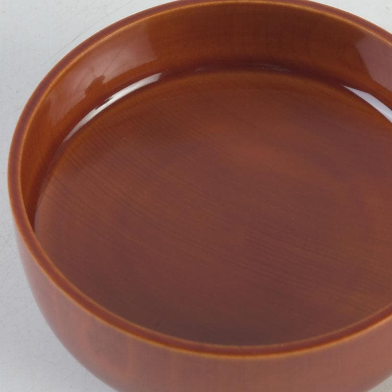 茶道具　飛騨春慶塗　中棗　箱付　V　9687