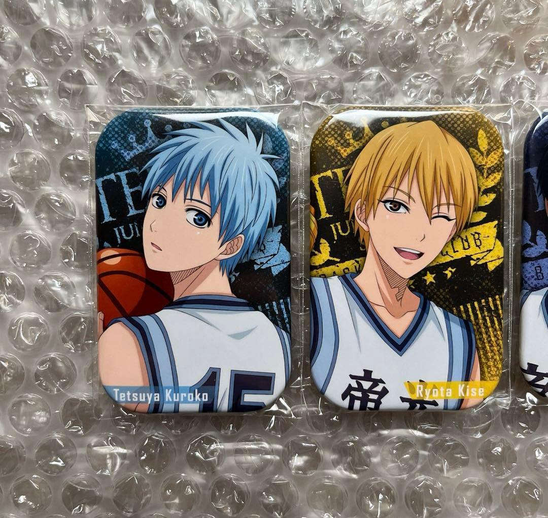 黒子のバスケ　黒バス　まるかく　缶バッジ　4点セット