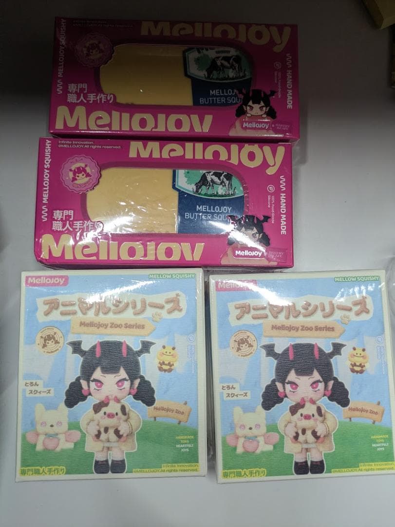 Mellojoy アニマルシリーズ&バターシリーズ　スクイーズ　メロジョイ