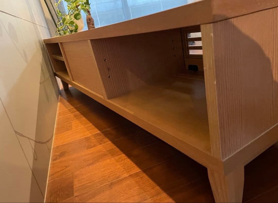 【最終値下げ】ナチュラルウッド　リビング サイドボード ローボード　テレビ台