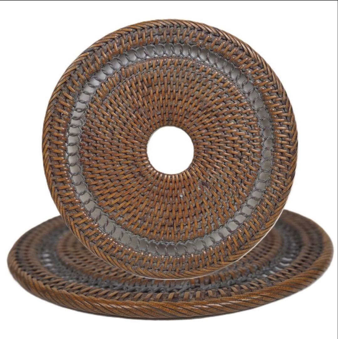 送料無料　江戸時代　瓶敷/瓶床 径14.7ｃｍ　煎茶道具