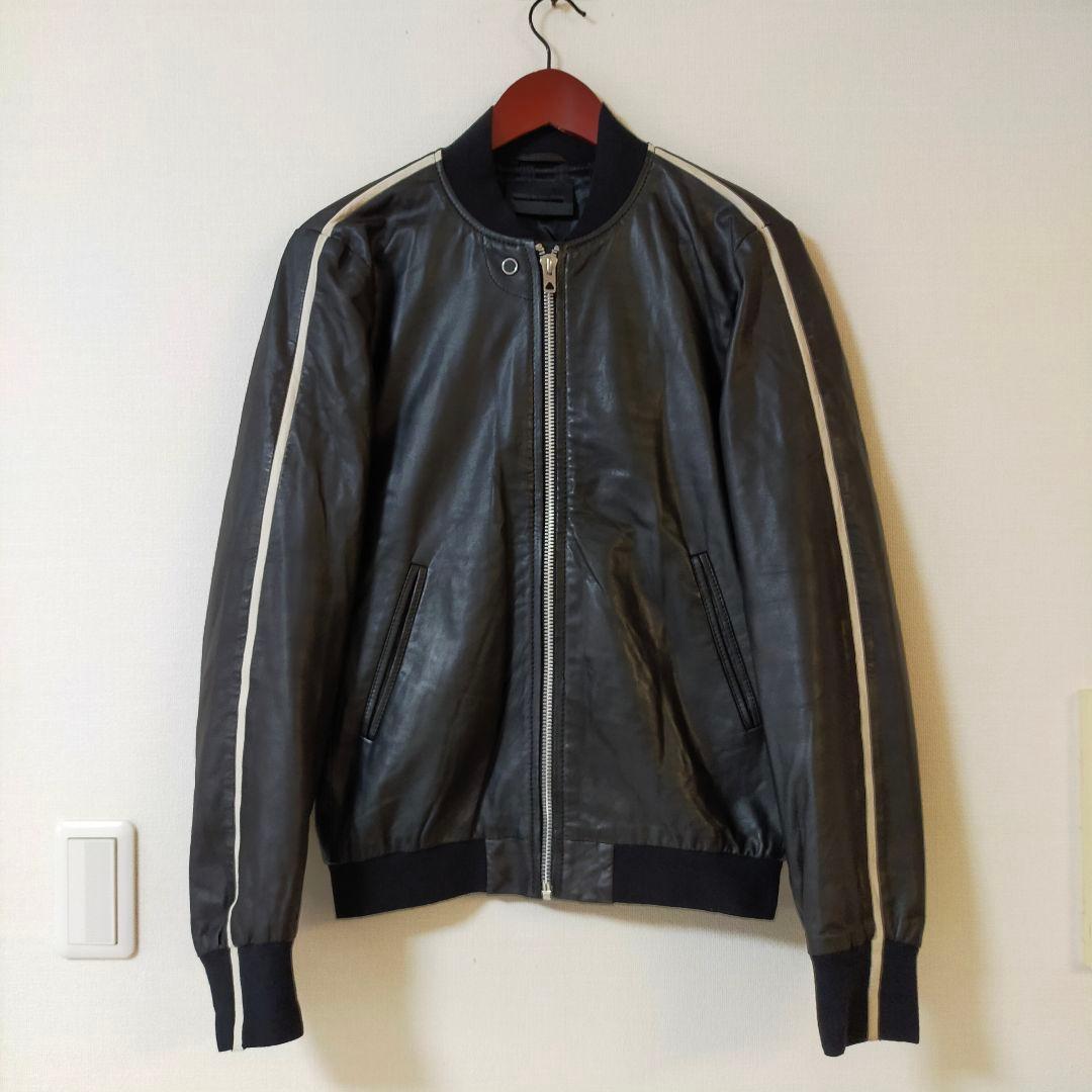 DIESEL BLACK GOLD　44　レザートラックジャケット