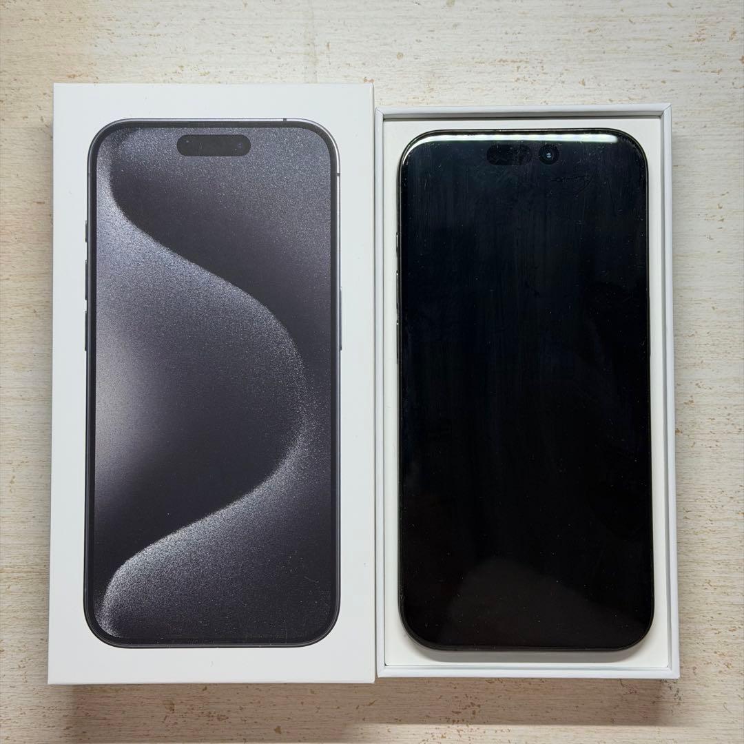 iPhone 15 Pro 256GB バッテリー91%