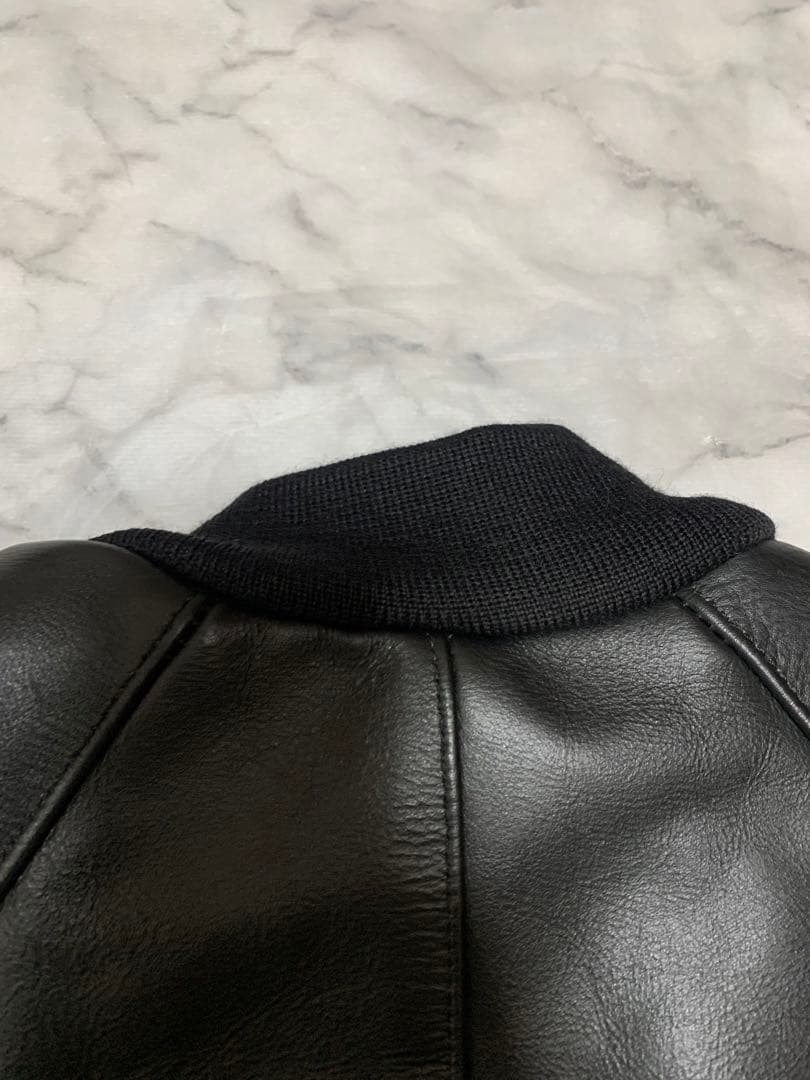 【美品】バンソン USA製 本革 レザージャケット ライダース 肉厚 TJ 32