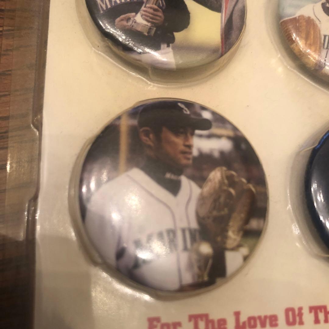 イチロー 缶バッジ シアトルマリナーズ