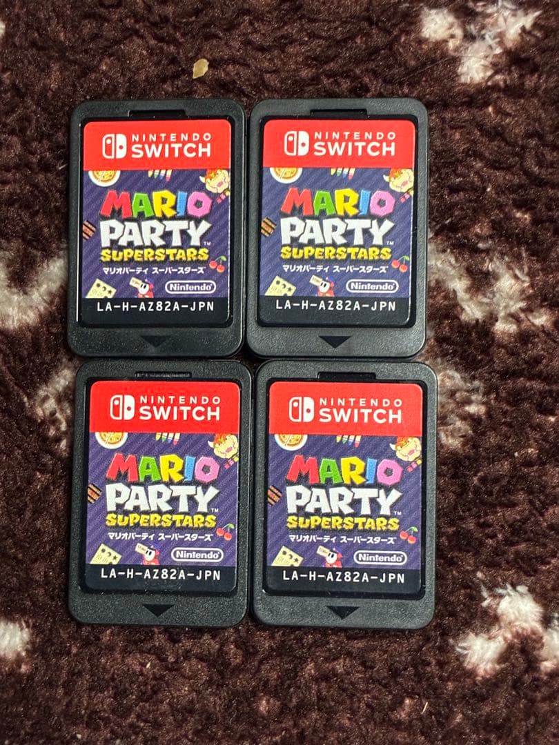 Switch マリオパーティ スーパースターズ 4本セット ソフトのみ