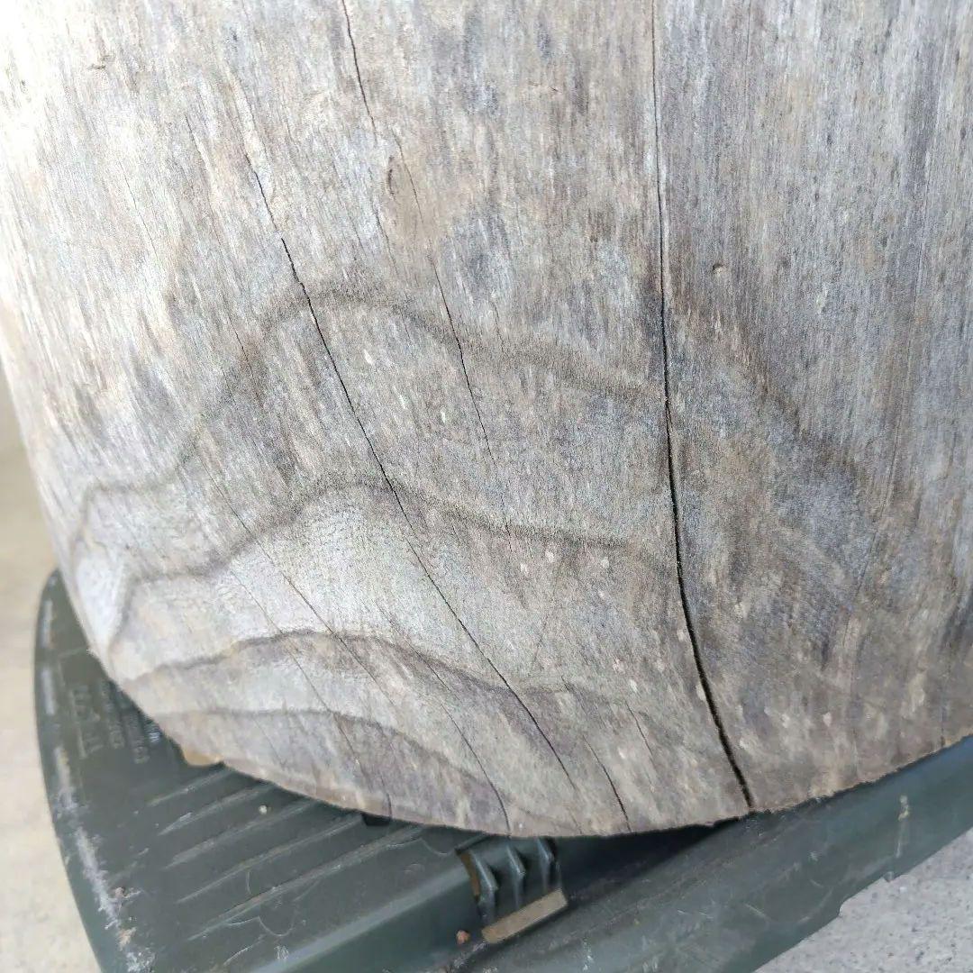 昭和レトロ　けやき臼　餅つきうす　アンティーク古道具　ジャンク品