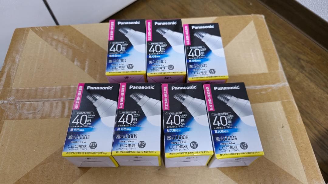パナソニック LED電球 電球40W形相当 LDA6DHE17BHS 7個セット