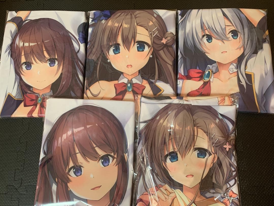 同じクラスのアイドルさん 　抱き枕カバー ５種セット　中古　正規品