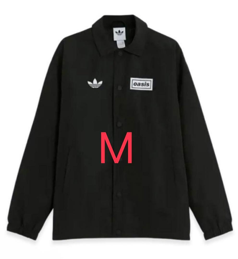 【完売品】﻿ adidas × oasis コーチジャケット　黒　Mサイズ