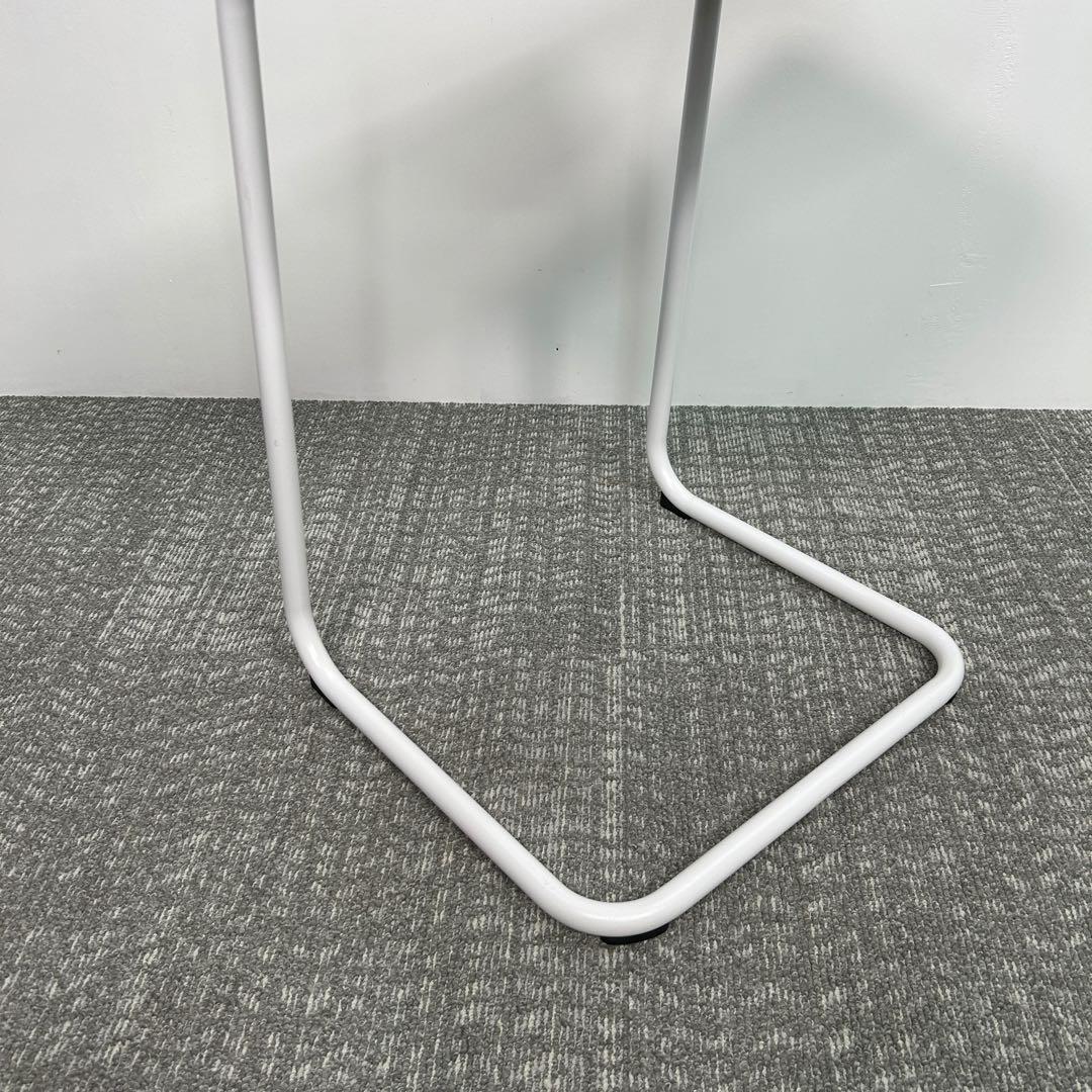 ③Knoll/ノル トボガン プルアップテーブル　ホワイトxホワイトオーク