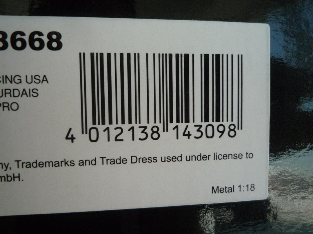 1/18 フォード GT 2016 ルマン24H クラスウィナー #68