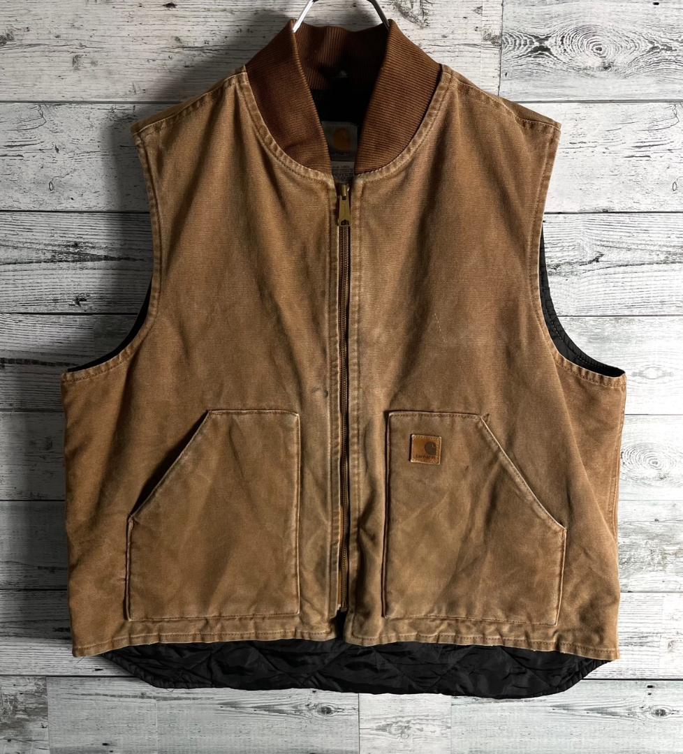 【メキシコ製】カーハート　ダックベスト V02 USA規格　メンズXL