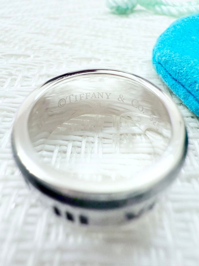 ティファニー TIFFANY アトラスリング 11号 チタン TI 925 指輪