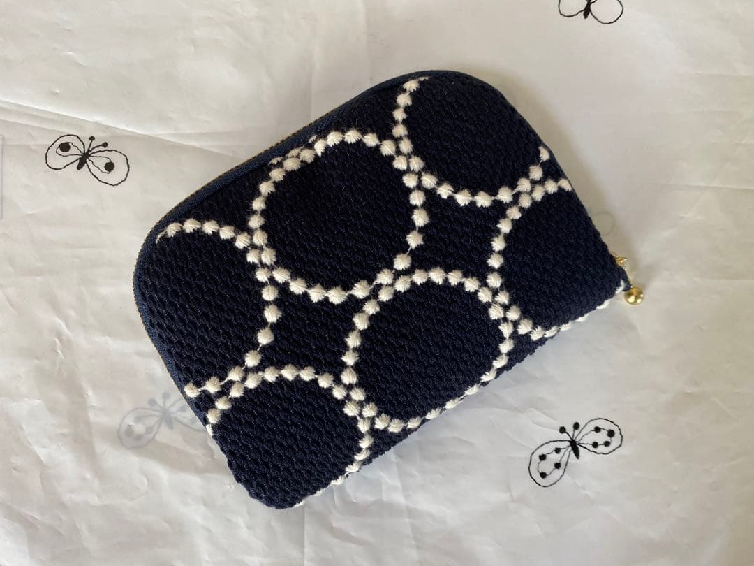ミナペルホネン　ハンドメイド　ポーチ　財布