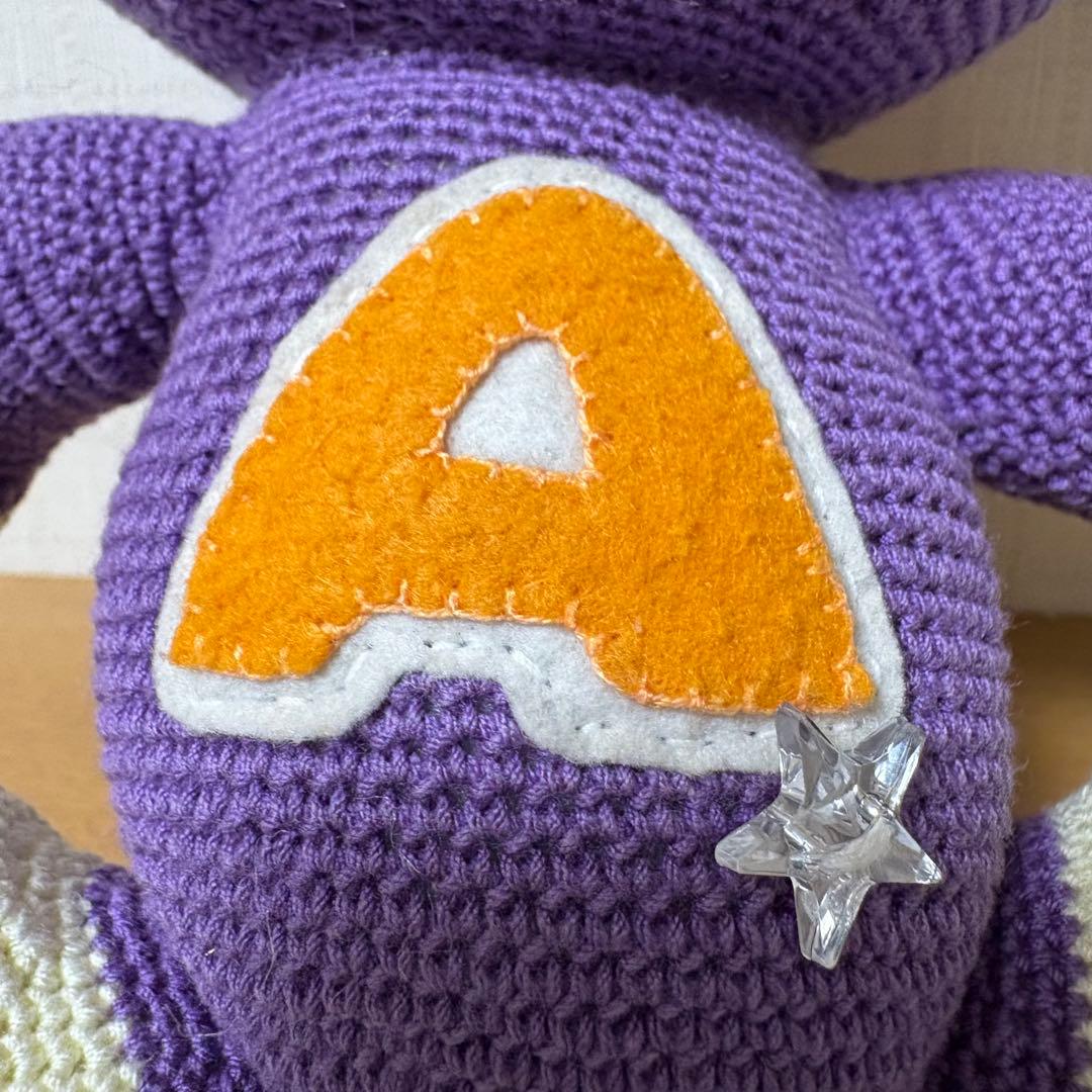 エンジェルブルー ナカムラくん 編みぐるみ パープル