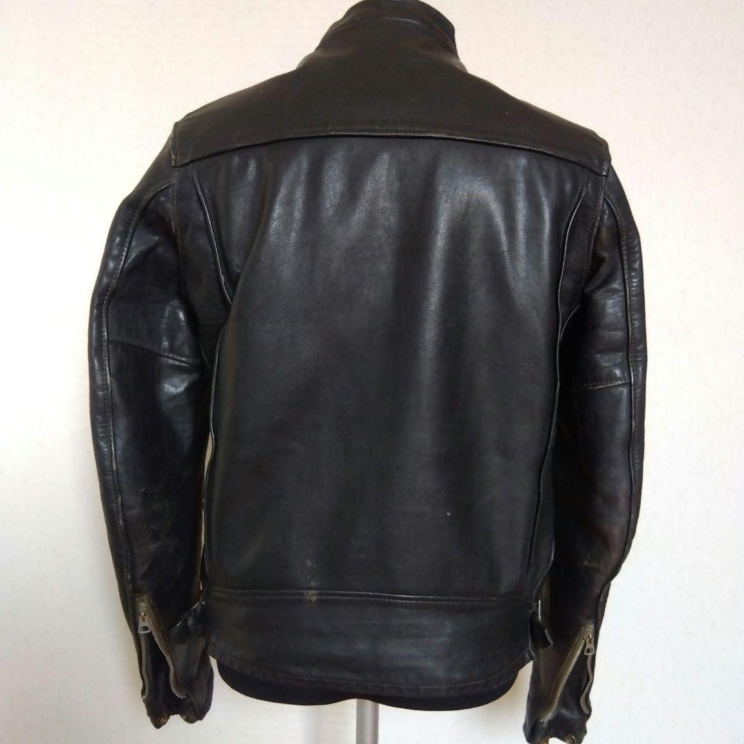 Schott vintage 牛革 シングルライダース ボアインナー付き 38