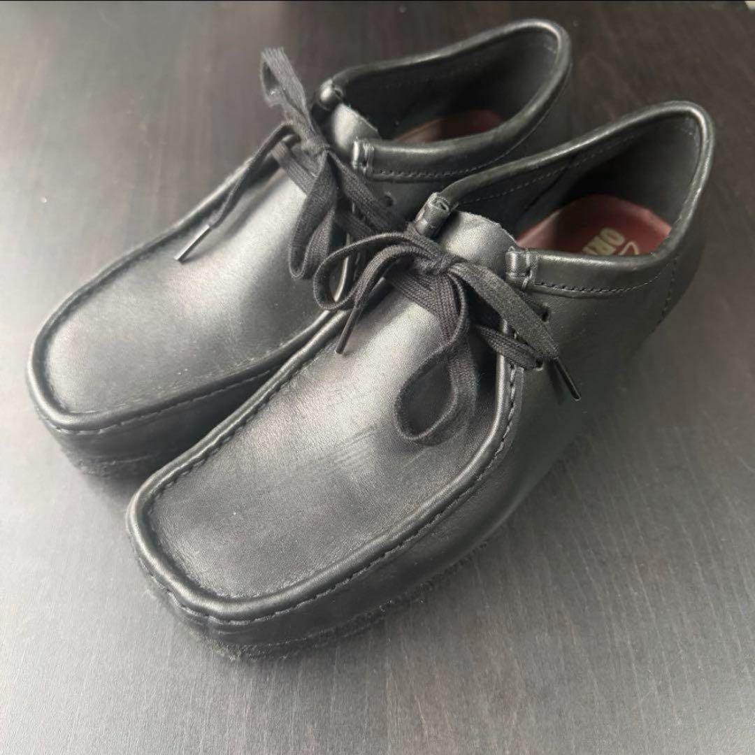 クラークス オリジナル　CLARKS 　ワラビー ブラック レザー EU41