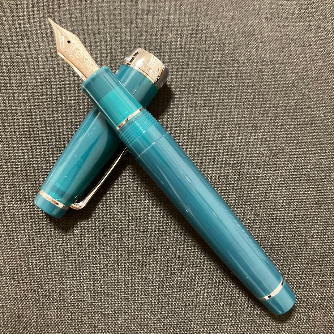 セーラー万年筆 プロギア銀 オーシャン 細字 F 21k