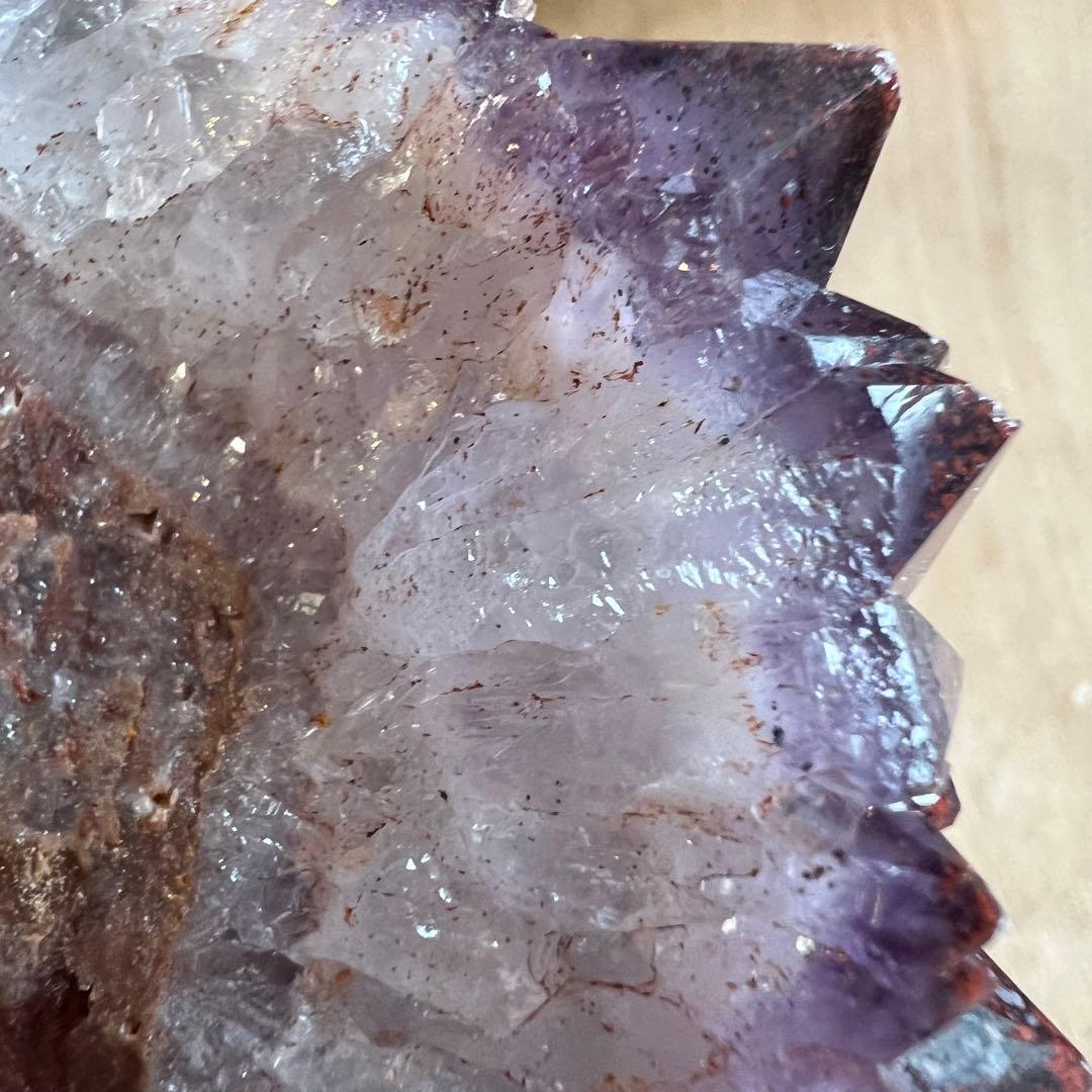 アメシスト ヘマタイト 共生 鉱物 標本 原石 アメジスト