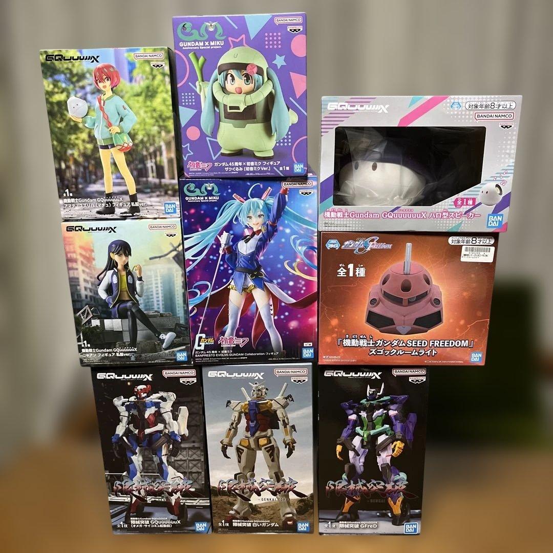 機動戦士ガンダム（ジークアクス） フィギュア　スピーカー　初音ミクまとめ売り