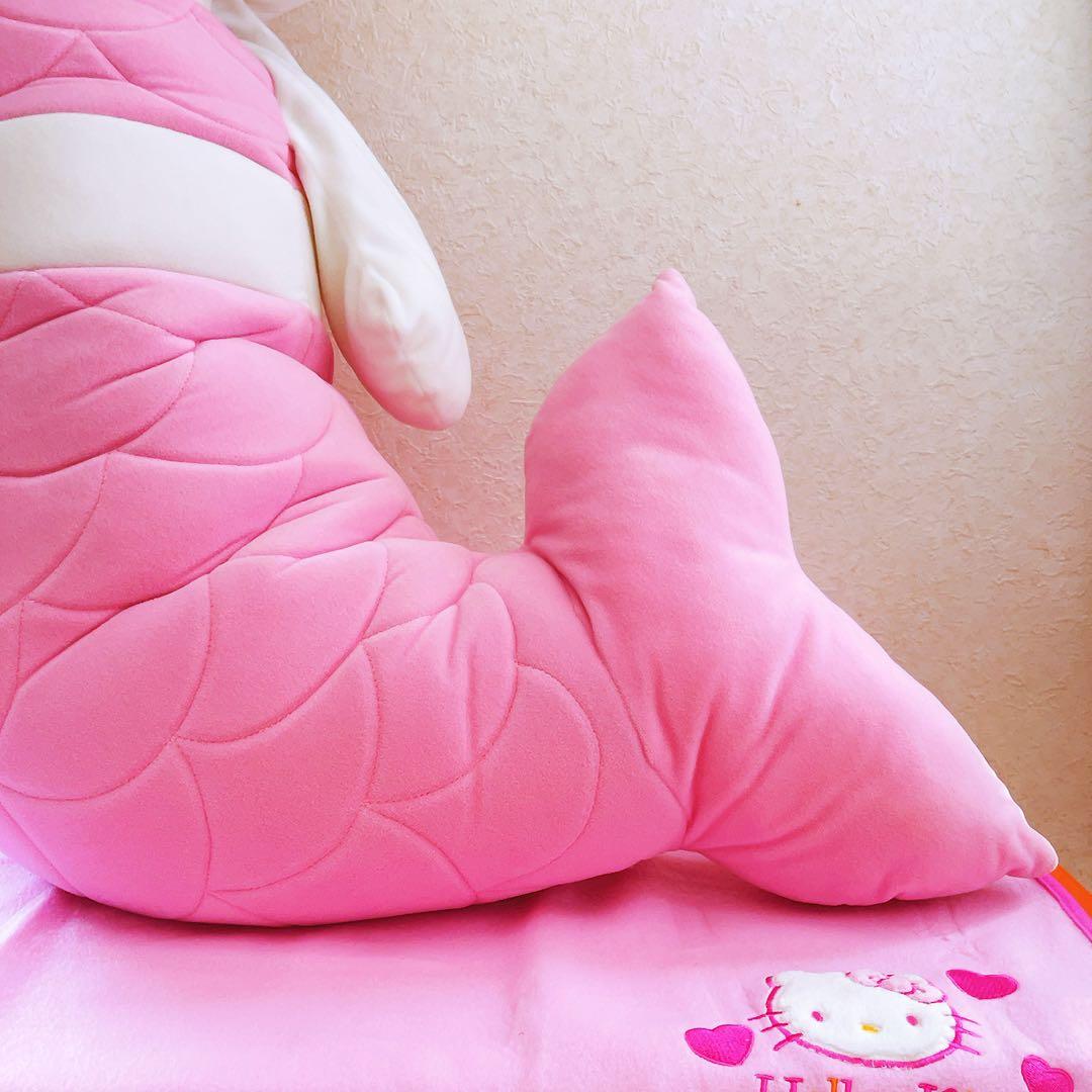 希少レア　ハローキティ　人魚　マーメイド　BIGぬいぐるみ　抱き枕