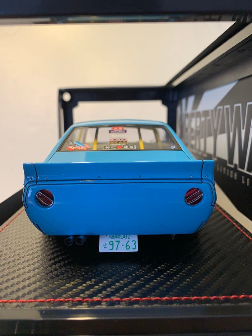 週末値下げ！イグニッションモデル　1/18 LBWK ケンメリ ブルー　0433