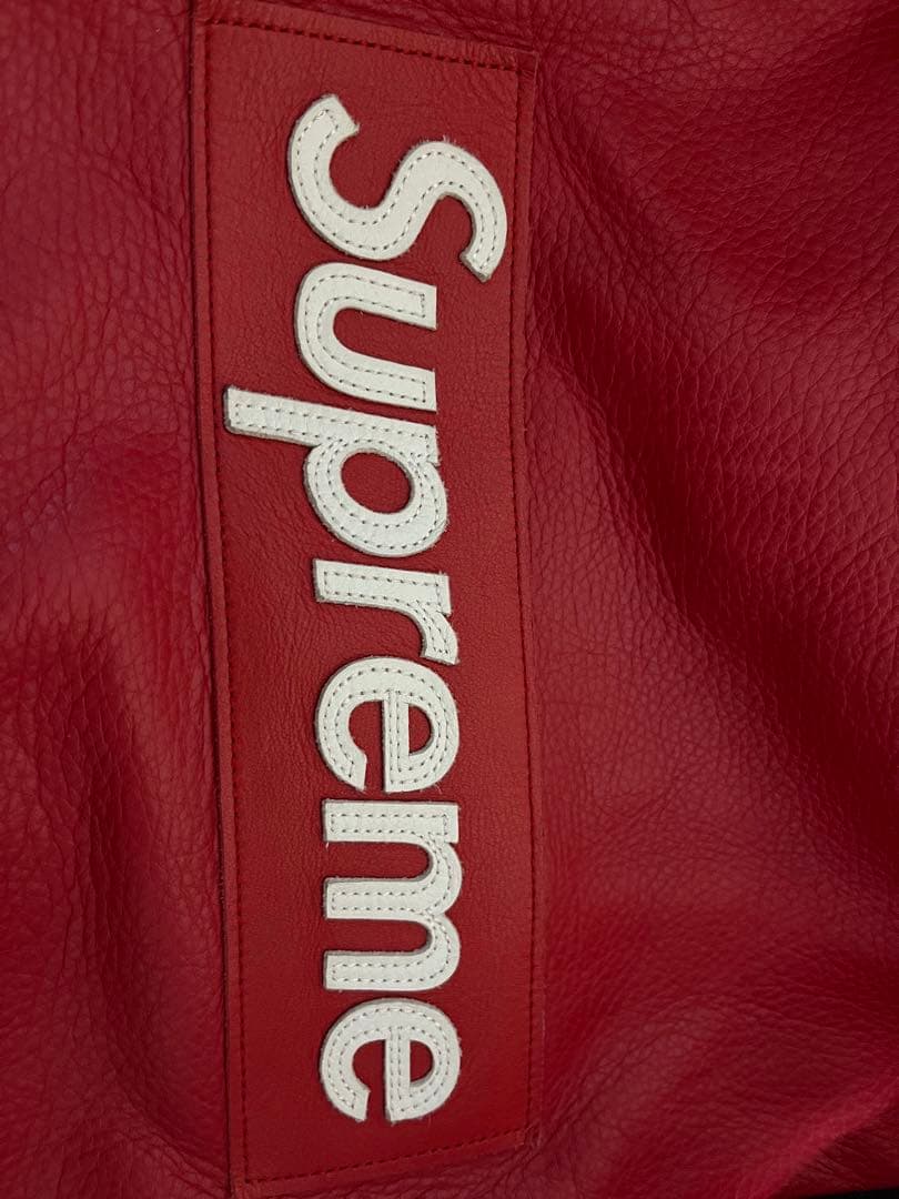 supreme シュプリーム Nike leather duffle bag