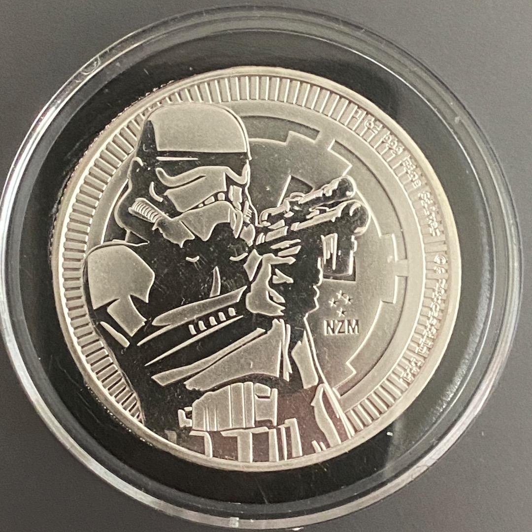 2018年 スターウォーズ ストームトルーパー シルバー 銀貨1オンス