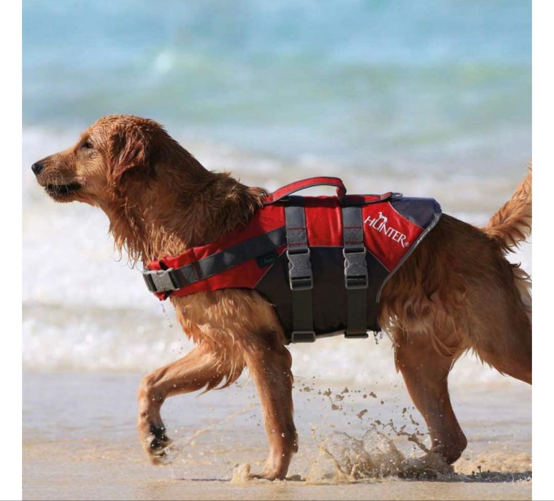 Hunter ハンター 犬用 ライフジャケット モス　Lsize