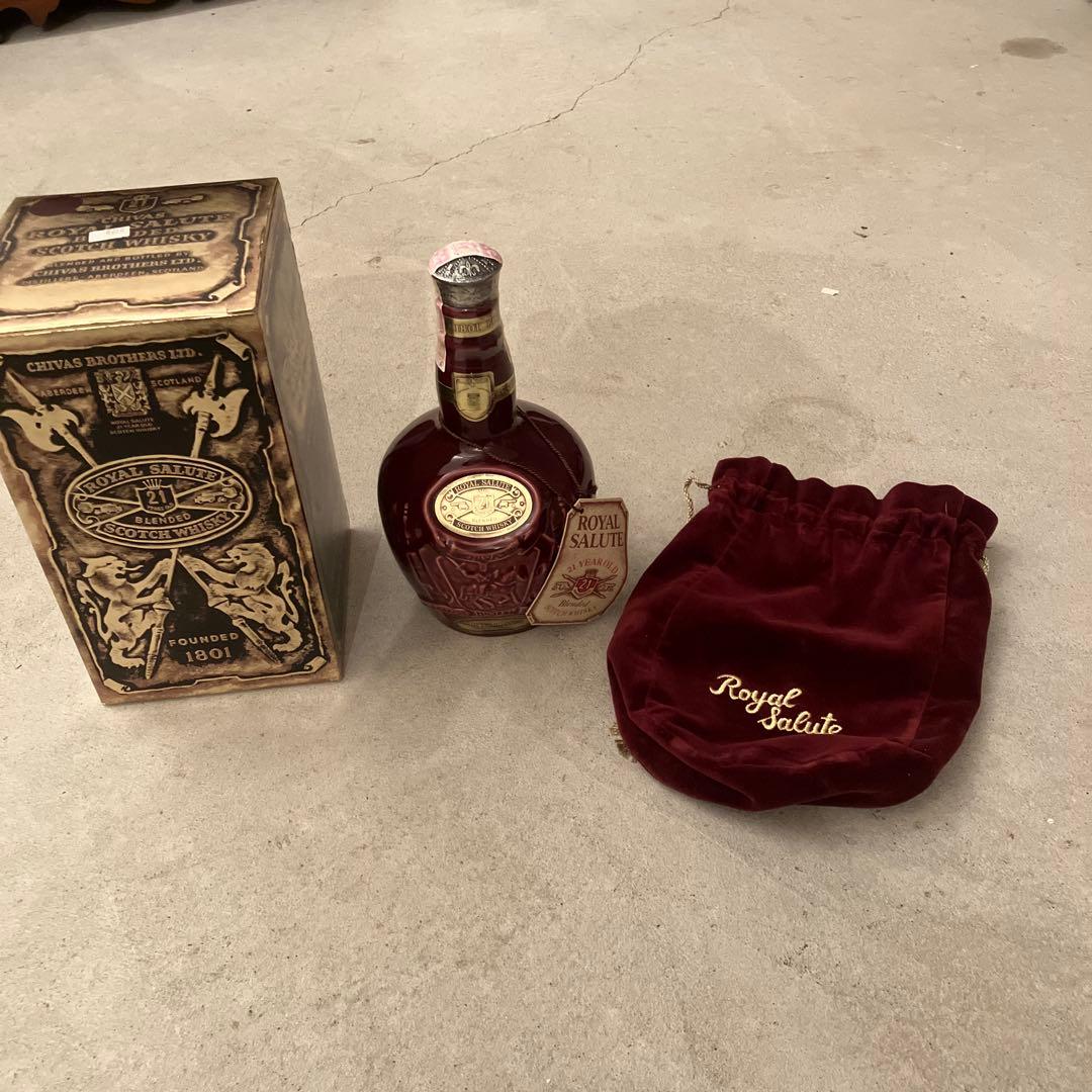 古酒　ロイヤルサルート 21年 赤