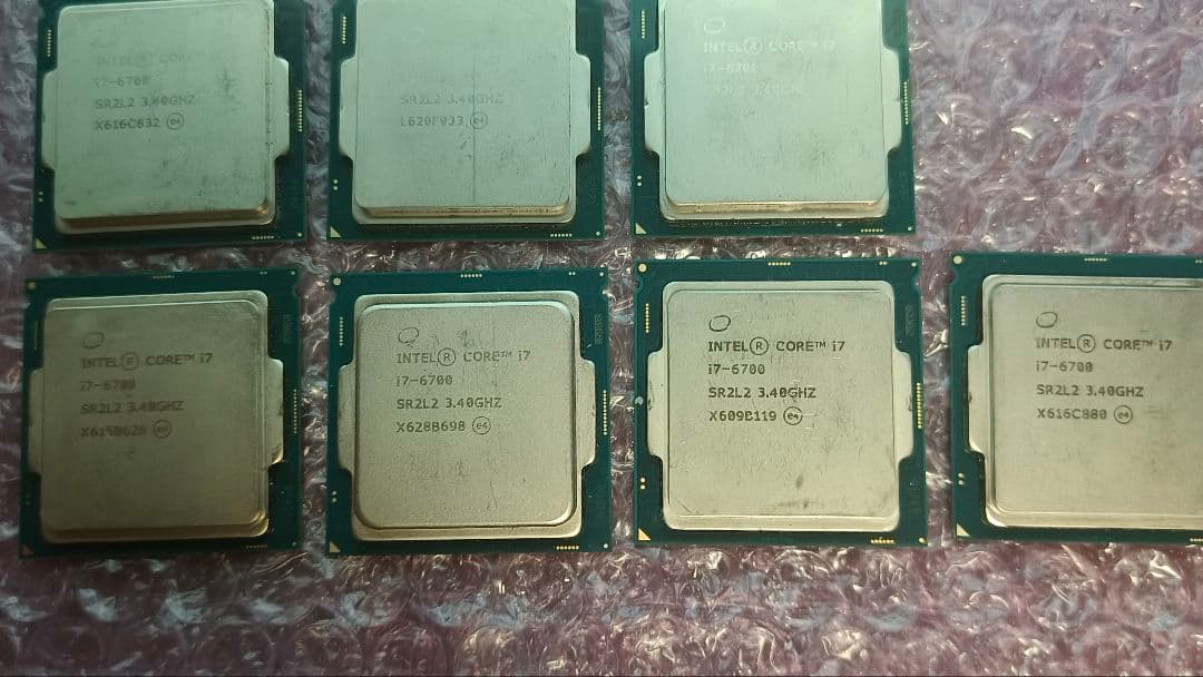 core i7 6700 10個まとめ売り動作確認済み