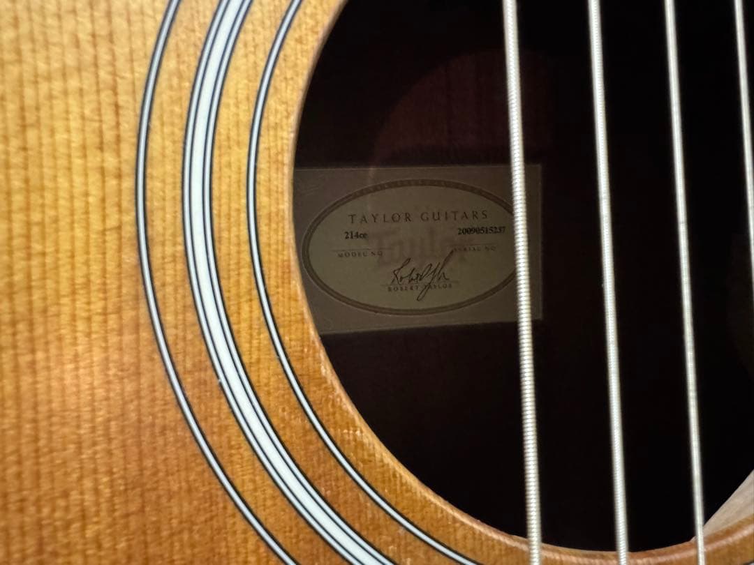 Taylor 214ce 純正ハードケース付き