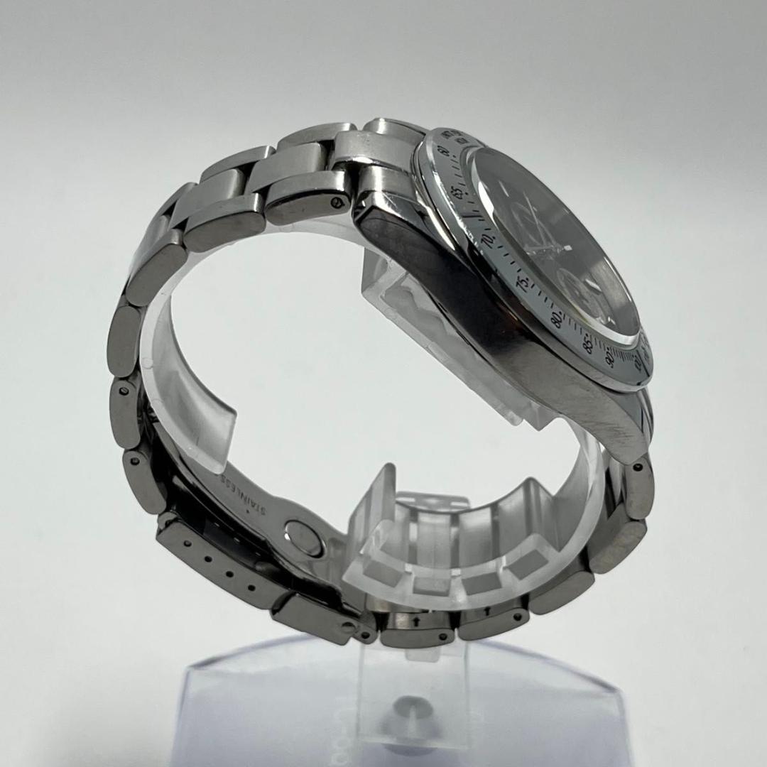 【新品電池】テクノス TGM615 クロノグラフ 腕時計 10気圧防水 黒文字盤