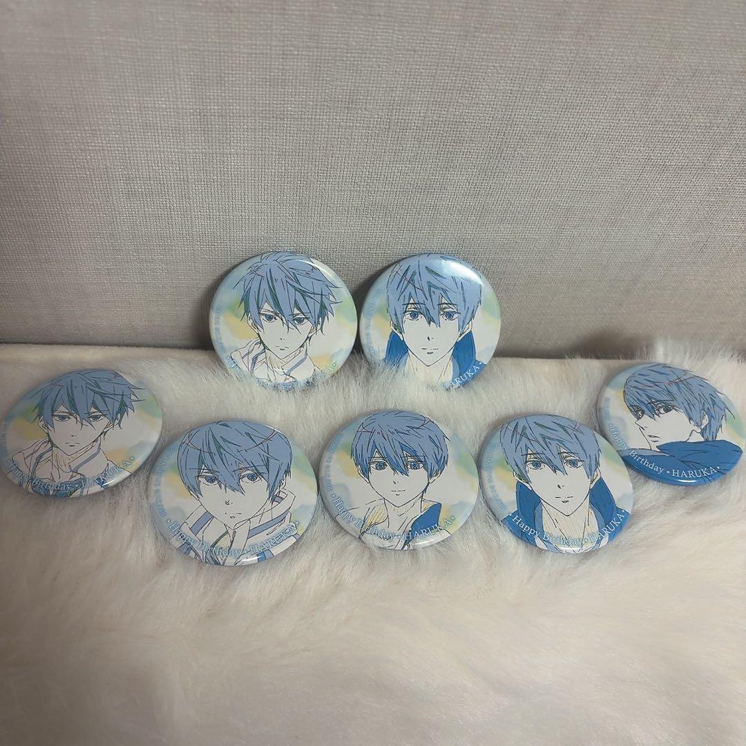 七瀬遙 缶バッジ 7点セット