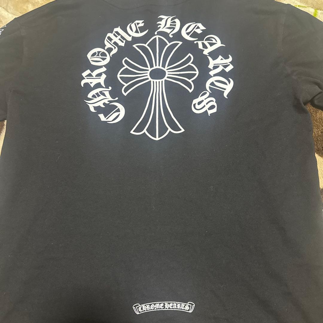 CHROME HEARTS ホワイトブラック ロングTシャツ
