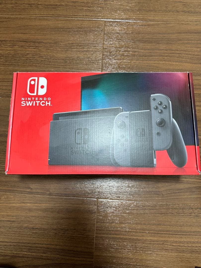 美品　Nintendo Switch 本体 グレー　備品付き
