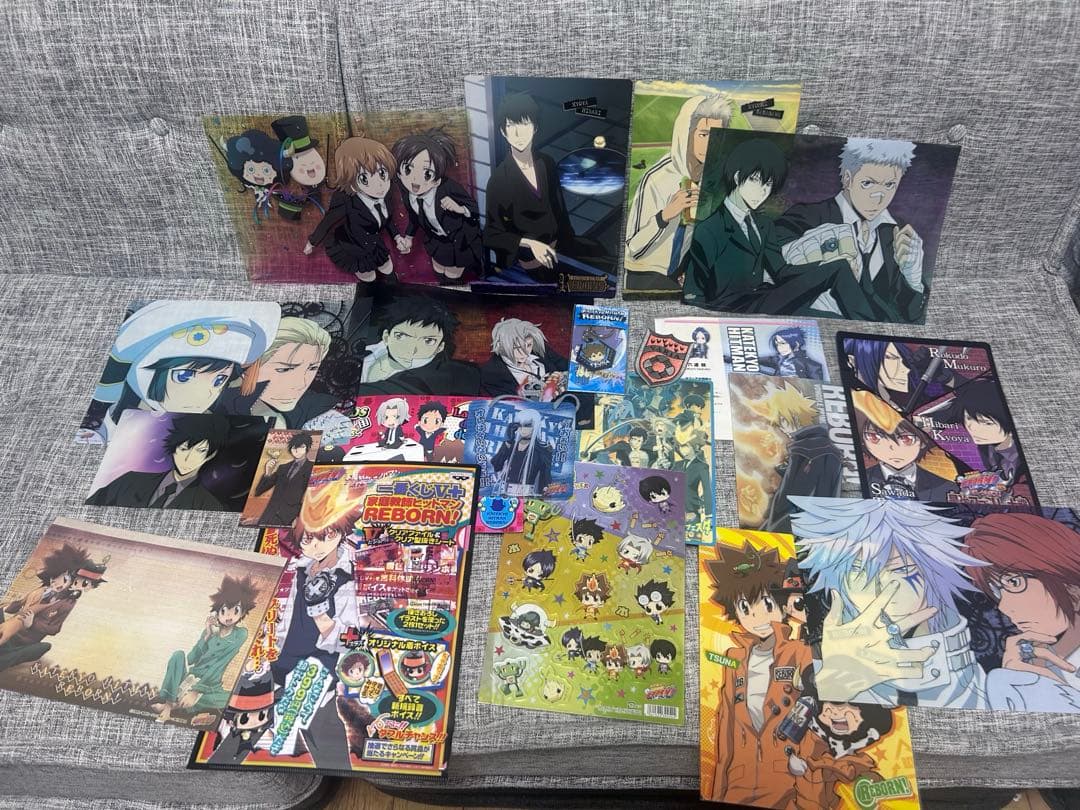 家庭教師ヒットマンリボーンファイル、下敷き、シールなど