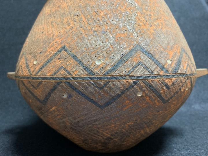 波多野 正典　泥彩壺