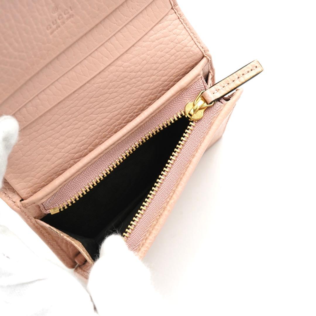 ✨新品未使用✨　GUCCI ミニ財布　GGライン　GG柄　マーモント　折り財布