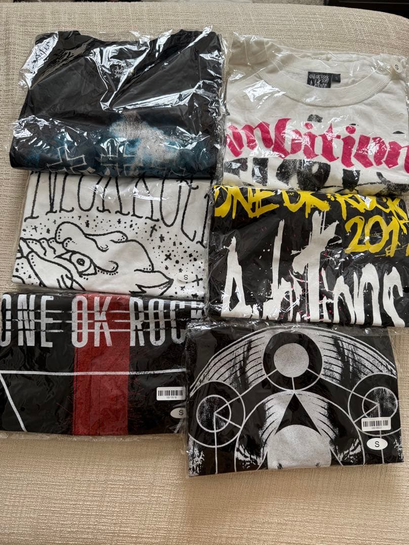 ONE OK ROCK ライブTシャツ６枚セット　※全てSサイズ