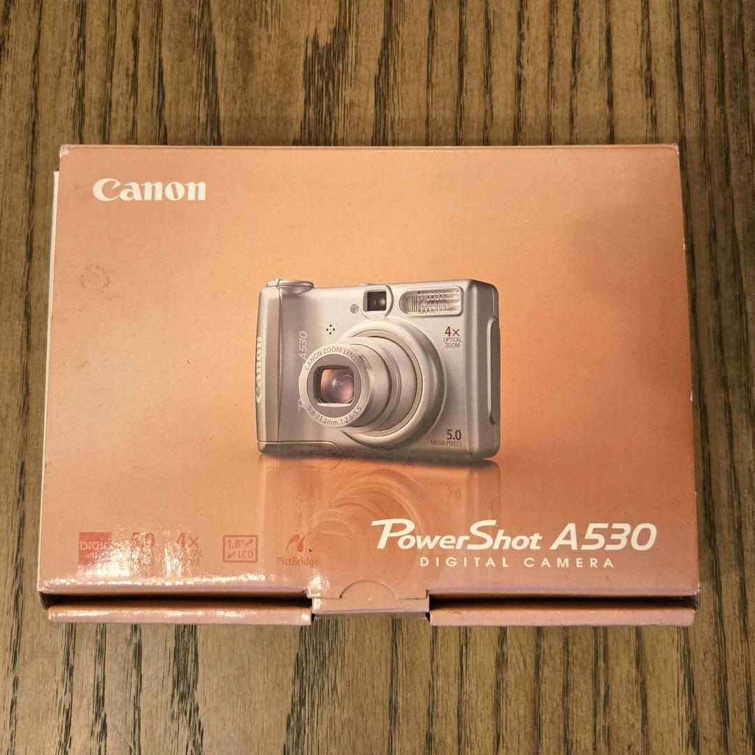 Canon Powershot A530 シルバーオールド　コンデジ